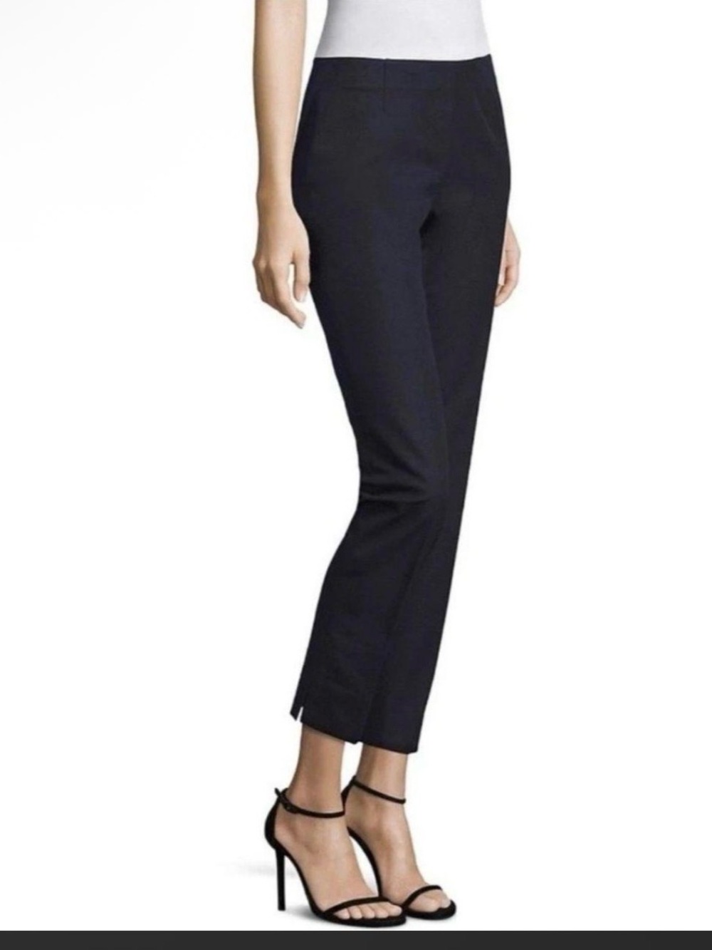 Lafayette 148 New York Black Tailored Trousers Wool Women’s Mid Rise Pants 6